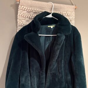Gianni Bini Deep Green Teddy Jacket